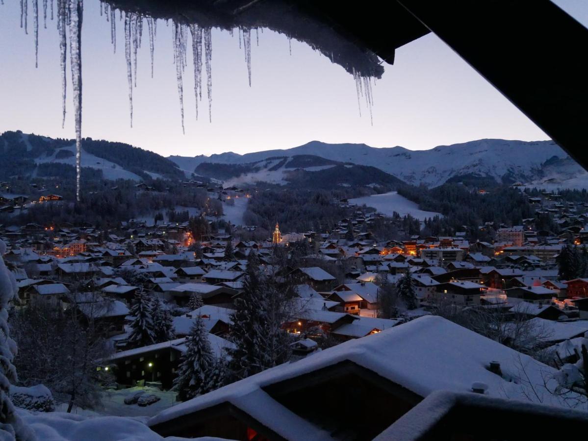 Chalet Horizon Blanc Megève Exteriér fotografie