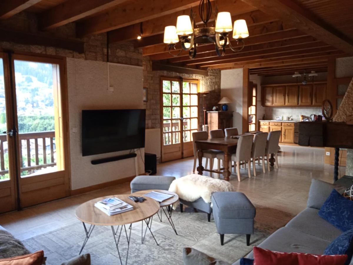 Chalet Horizon Blanc Megève Exteriér fotografie